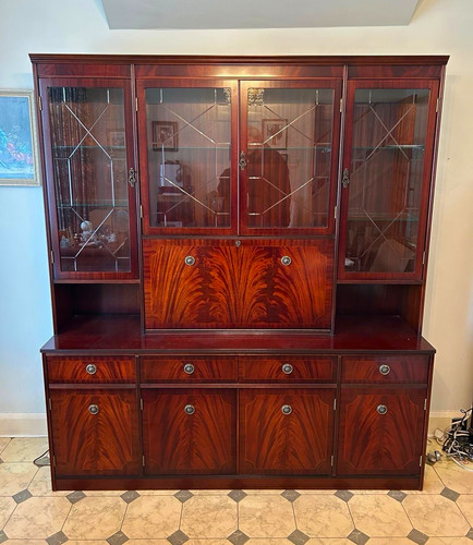 Solid mahogany wood glass - wood,