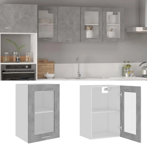 Modern hanging glass cabinet - hanging,