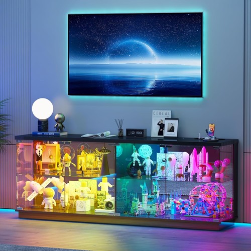 Glass display cabinet - cabinet, rgb
