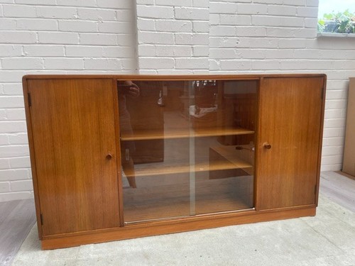 Vintage teak display - vintage,
