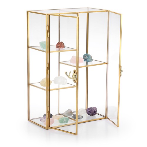 Tolida gold glass storage - glass,
