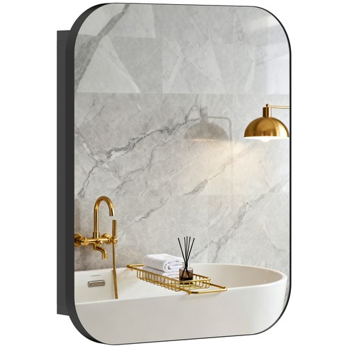 Homcom wall mounted bathroom - mounted,
