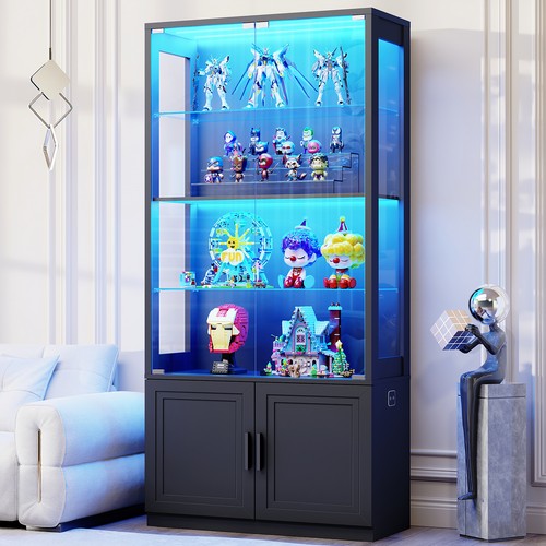 Farmhouse display cabinet - 67",