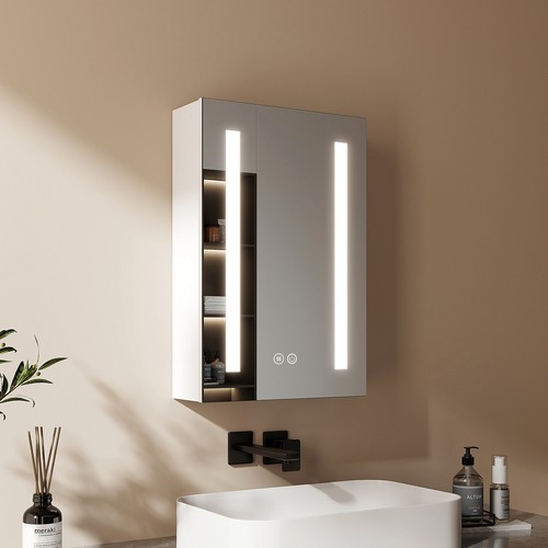 Bathroom cabinet mirror led - bathroom,