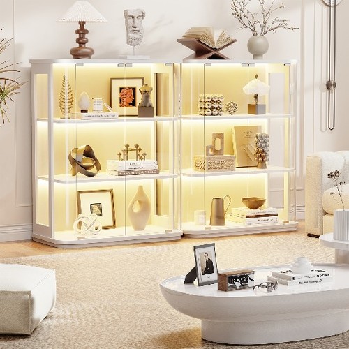 Curio cabinet with led - cabinet,