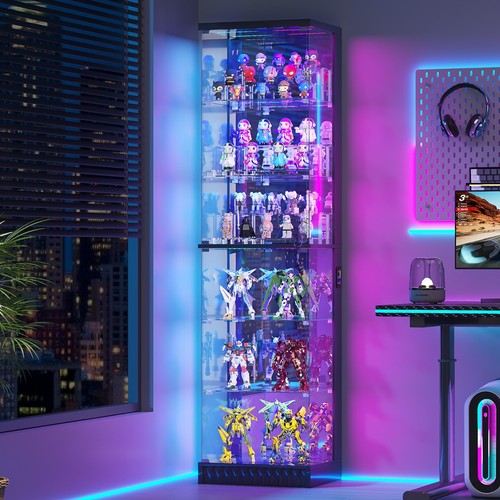 Tier corner display - 6-tier, cabinet