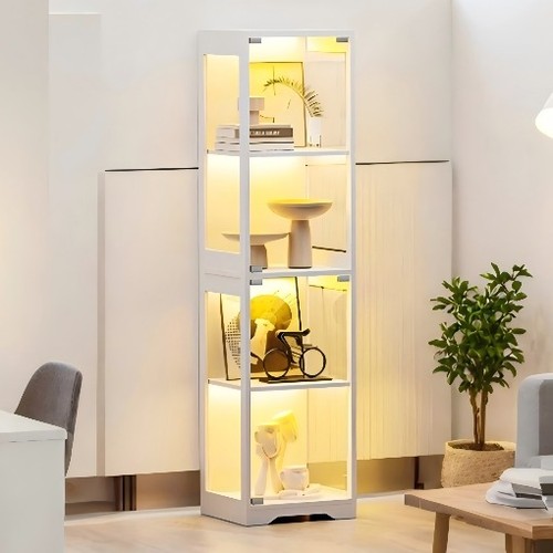 Curio cabinet with - 63", lights