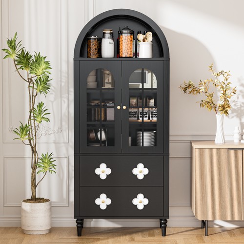 180cm tall arched pantry shelf - pantry,