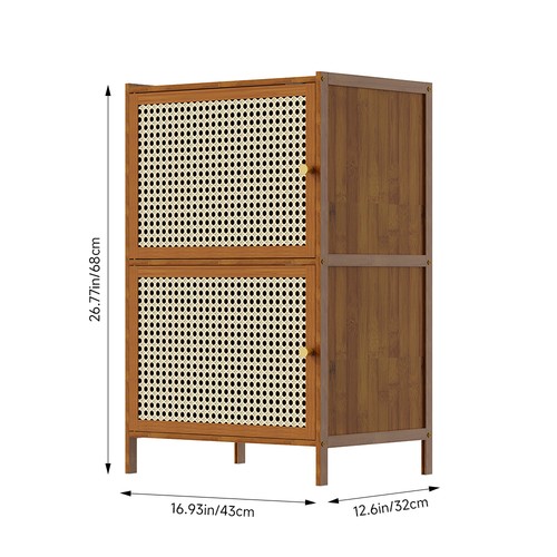 Wooden storage cabinet with - wooden,