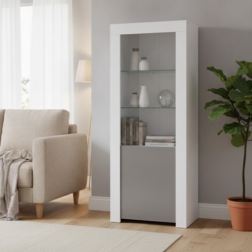 Blue led tall - led, cabinet