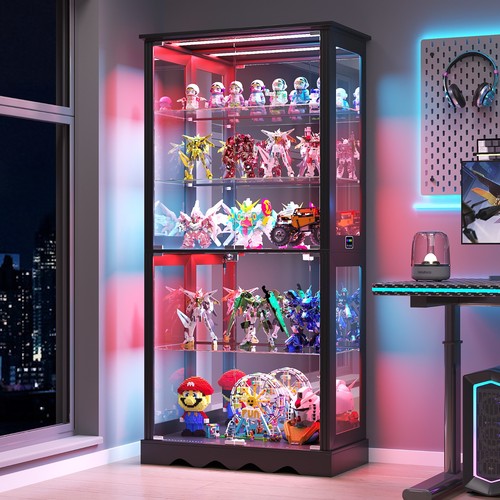 Display cabinet with - cabinet, glass