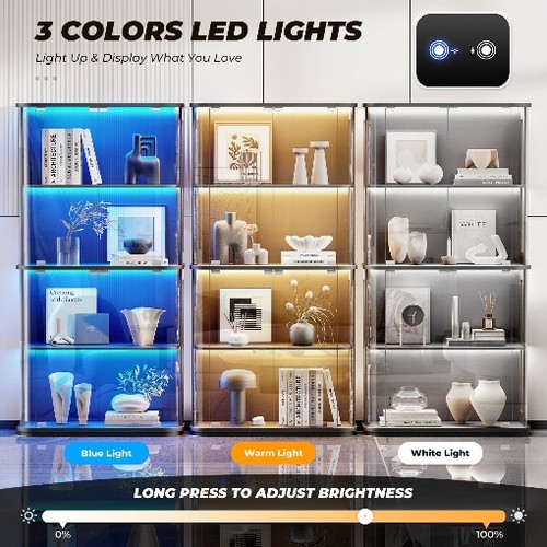Curio cabinet with light - cabinet,