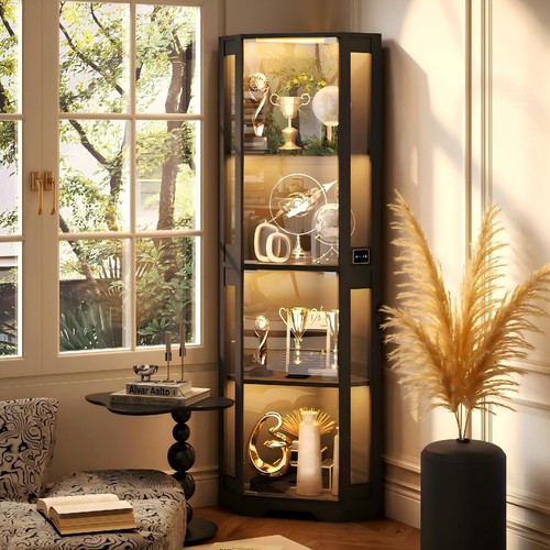 Brottar corner glass display - corner,