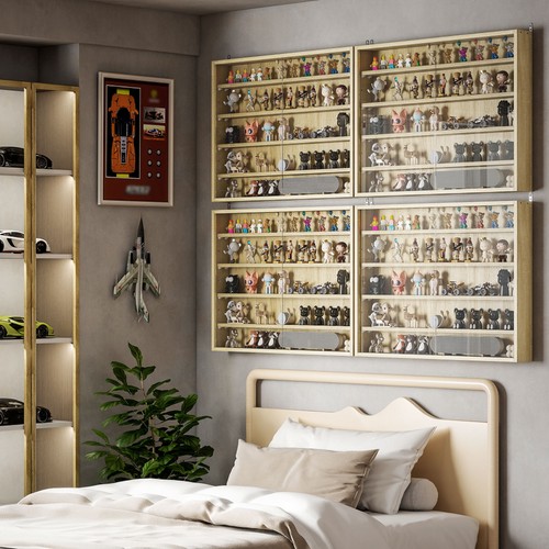 Wall display cabinet with - display,