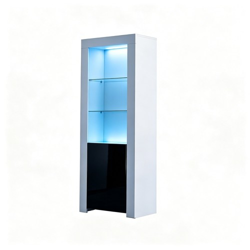 Tall display cabinet with high - cabinet,