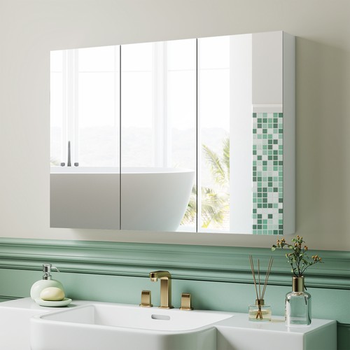 Wall mounted bathroom mirror - wall,