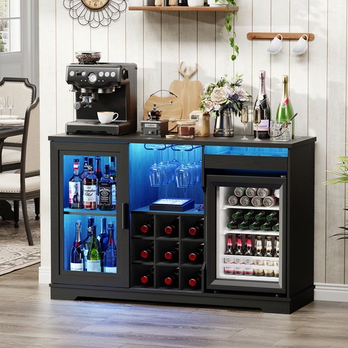 Coffee bar cabinet with - coffee,
