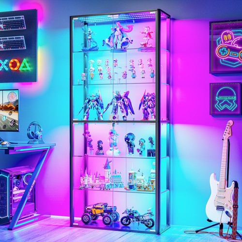 Tier glass display cabinet - glass,